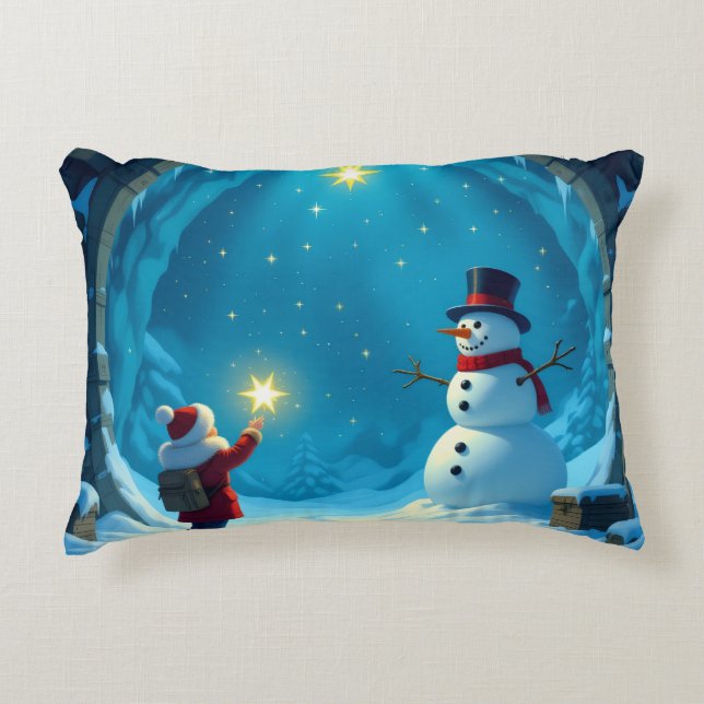 Almofada Decorativa „Weihnachtliche Harmonie“ (Frente)