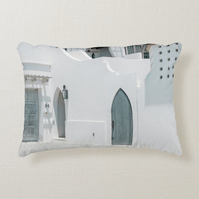 Almofada Decorativa White concrete house (Frente)