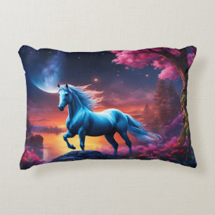 Almofada Decorativa White Stallion Fantasy Pink Garden