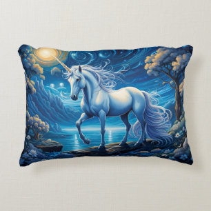 Almofada Decorativa White Unicorn Fantasy Full Moon