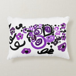 Almofada Decorativa Wild Purple Peacock