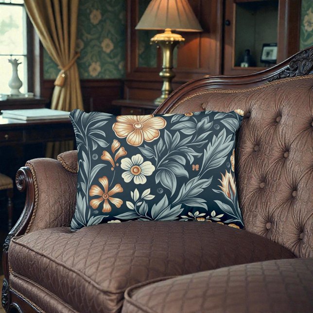 Almofada Decorativa William Morris Inspired Botanical Style Pattern (Criador carregado)