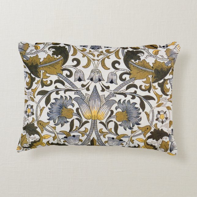Almofada Decorativa William Morris Lodden floral (Verso)