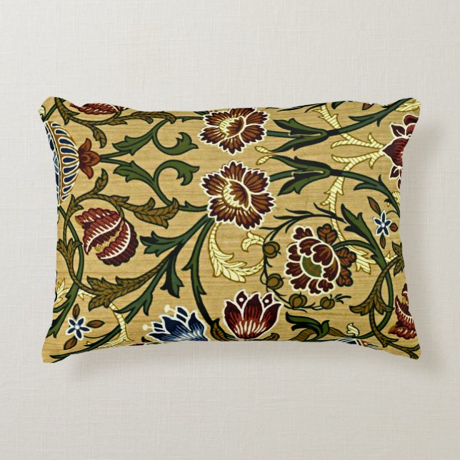 Almofada Decorativa William Morris Pattern, Brocade (Frente)