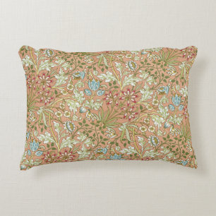 Almofada Decorativa William Morris Vintage Azul Cor-de-Rosa Verde Bran