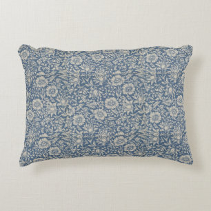 Almofada Decorativa William Morris Vintage Azul Mallow