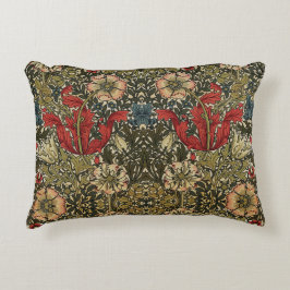Almofada Decorativa William Morris Vintage Padrão Floral Elegante