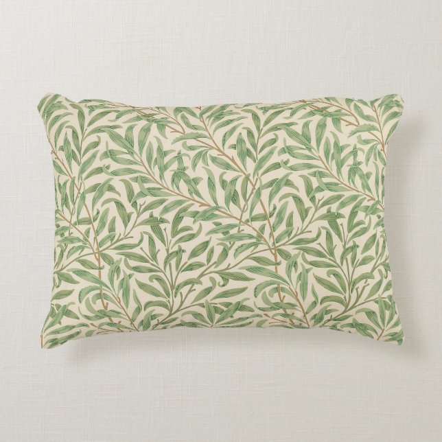 Almofada Decorativa William Morris Willow Bough Garden Flower Classic (Frente)