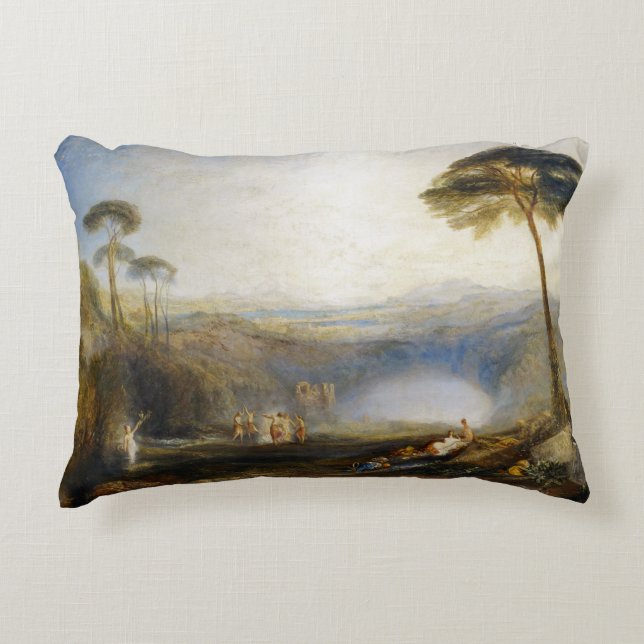 Almofada Decorativa William Turner - A tosse do Ouro (Frente)