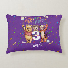 Almofada Decorativa Winnie the Pooh | Happy Birthday