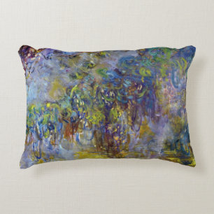 Almofada Decorativa Wisteria (metade direita) por Claude Monet