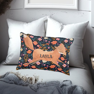 Almofada Decorativa Woodland Fox Cottagecore Personalizado