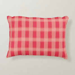 Almofada Decorativa Xadrez de Estilo de Farmhouse