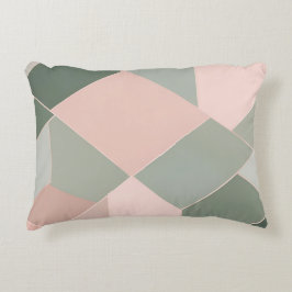 Almofada Decorativa Xadrez na Arte Verde da Sage