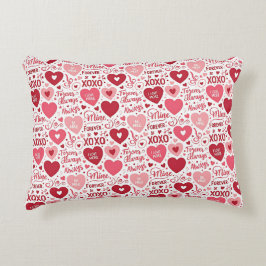 Almofada Decorativa XOXO & Always Be Mine Valentine 