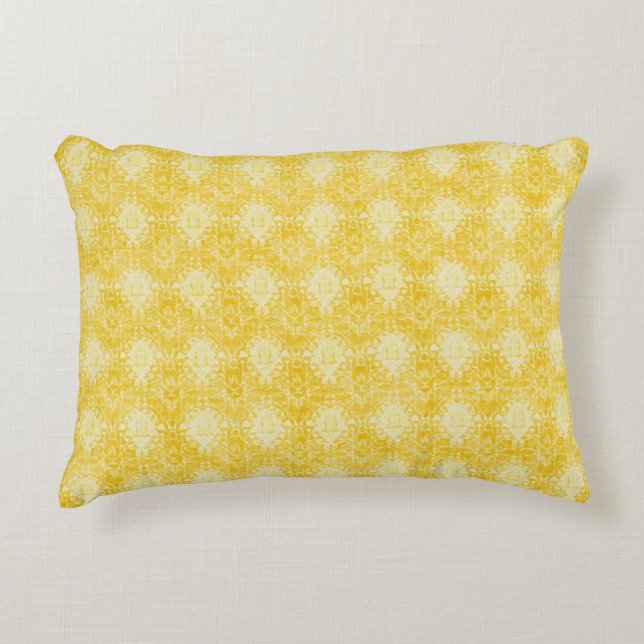 Almofada Decorativa Yellow Lemon Pattern, Modern, Trendy (Frente)
