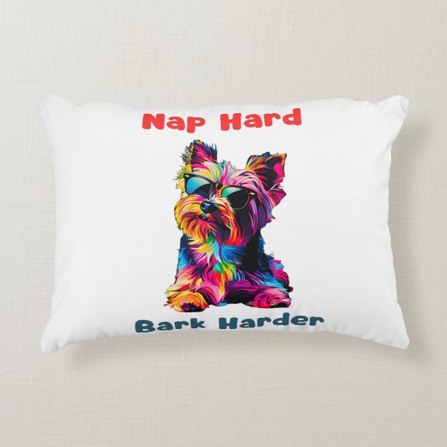 Almofada Decorativa Yorkshire Terrier (Frente)