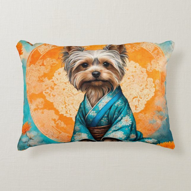 ALMOFADA DECORATIVA YORKSHIRE TERRIER-2 (Frente)