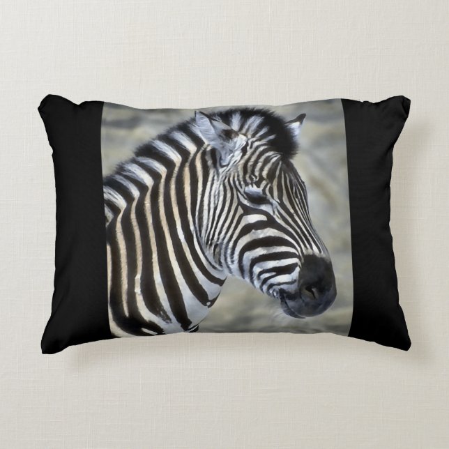 Almofada Decorativa Zebra Lovers Art (Frente)