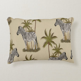 Almofada Decorativa Zebra & Palmeiras 