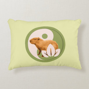 Almofada Decorativa Zen Capybara Yin Yang