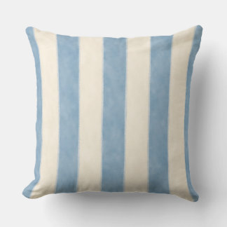Almofada Decorative Blue Stripes Throw Pillow