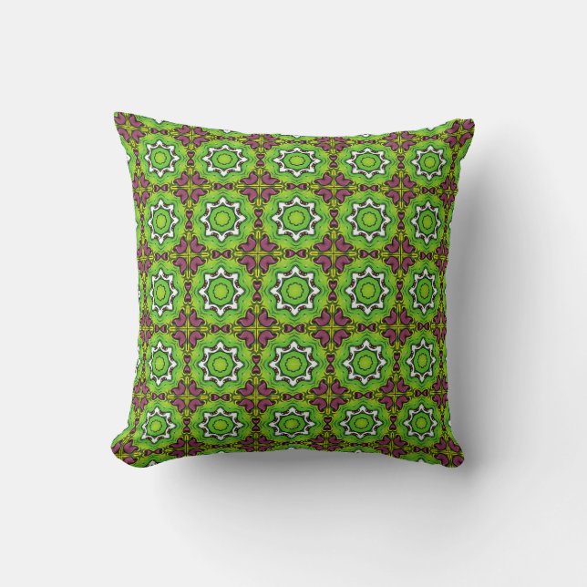 Almofada decorative pillow featuring a geometric pattern (Frente)