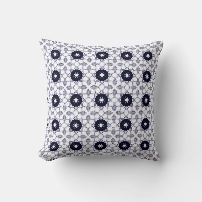 Almofada decorative pillow featuring a geometric pattern (Frente)