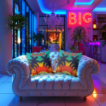 Decorativo Tropical do Estilo Retroativo 80s