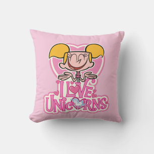 Almofada Dee Dee - Eu Amo Unicórnios