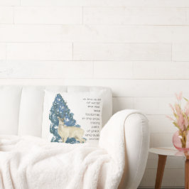 Almofada Deer Deixe Pegadas Na Neve