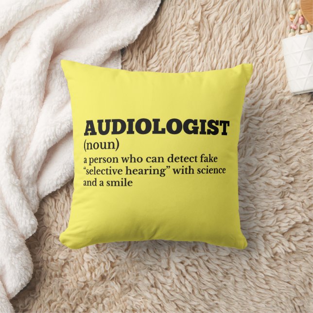 Almofada Definição Audiologista Hilariante (Cobertor)