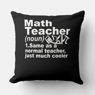 Almofada Definição de Professor de Matemática Humor de Mate