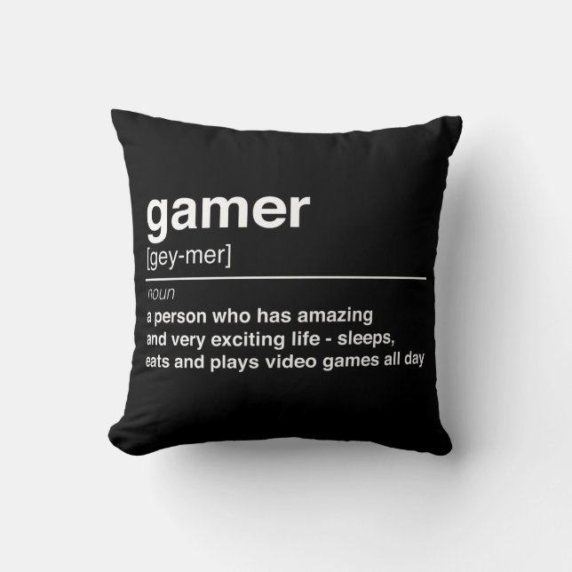 Almofada Definição do Gamer (Frente)