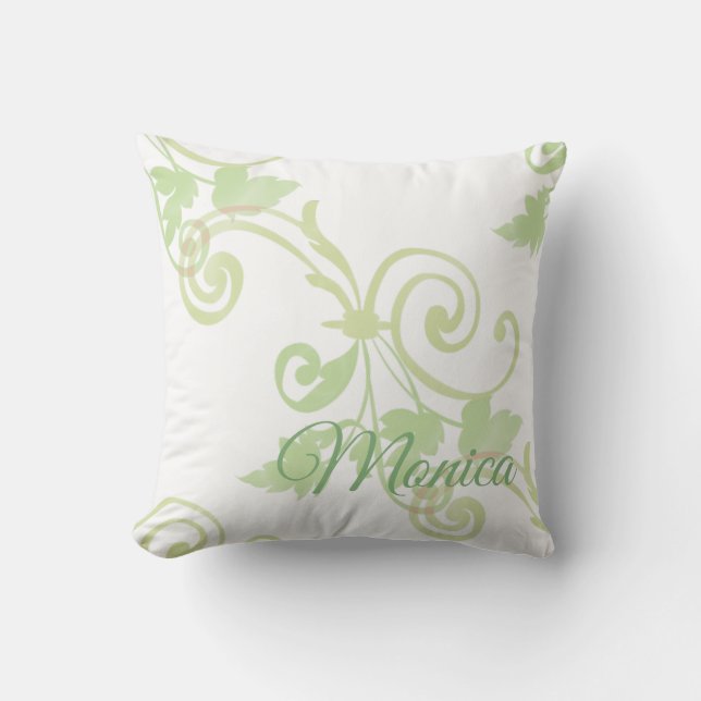 Almofada Deixa o Swirl Personalizado (Frente)