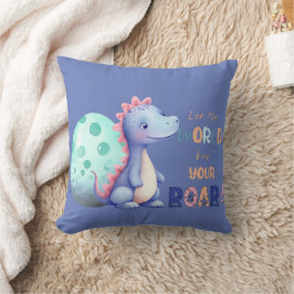 Almofada Deixe O Mundo Ouvir Seu Raio! Dino de Cód. Waterco