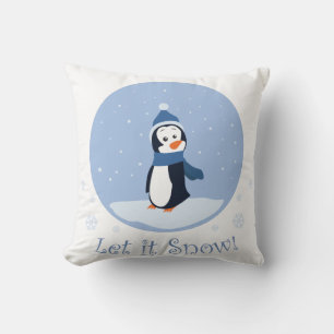 Almofada Deixe-O Neve! (Pinguim)