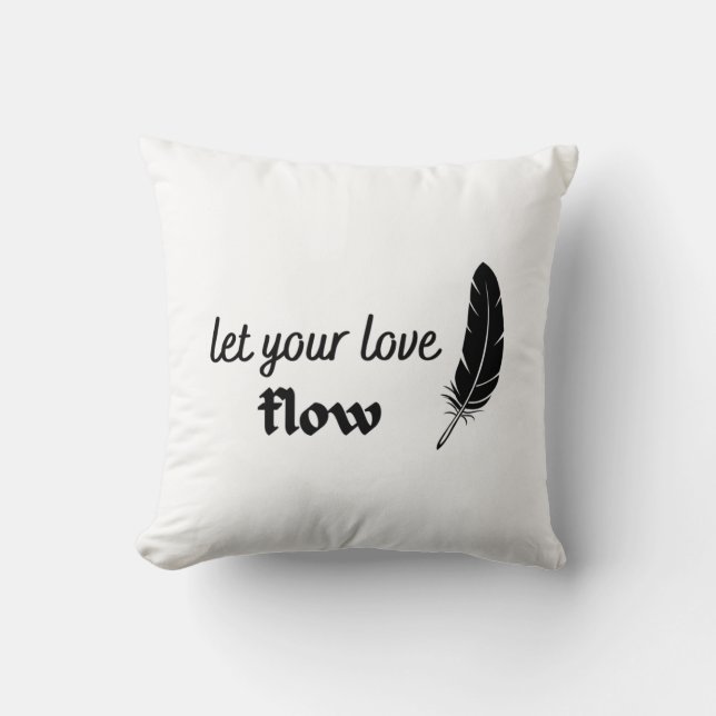 Almofada Deixe seu amor fluir (Frente)