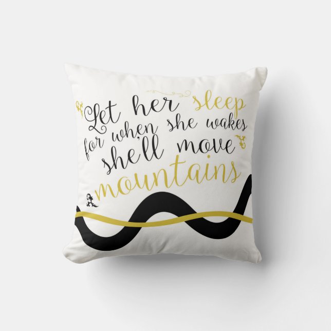 Almofada Deixe seu travesseiro do sono (Frente)