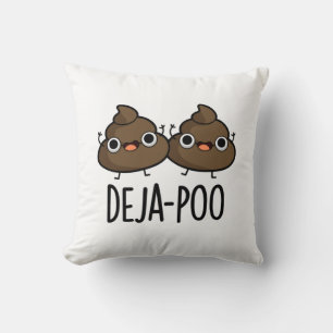 Almofada Deja Poo Funny Dupla Poop Pun