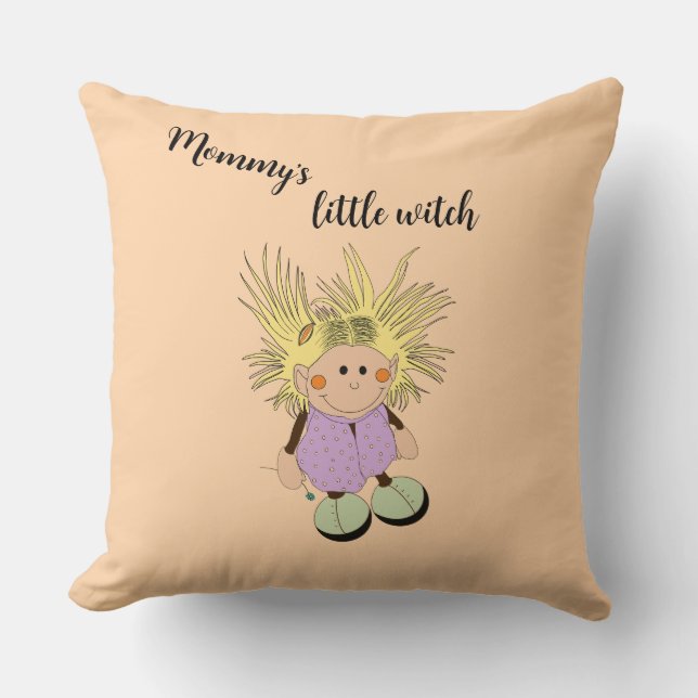 Almofada Dekokissen aus der Serie "little witch" (Frente)