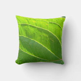 Almofada Dekokissen hellgrünes Blatt
