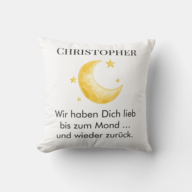 Almofada Dekokissen mit Name individuell (Frente)