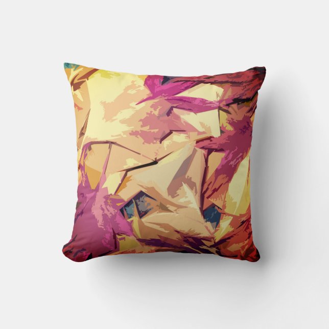 Almofada Dekoratives Bild von Herbstblättern (Frente)