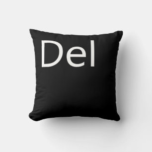 Almofada DEL - ctrl alt del travesseiro para sofá-lo