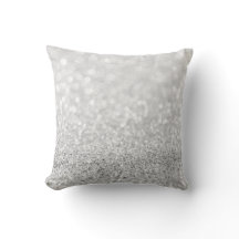 Delicado Branco Metálico Sparkly Gay Glitter Silve