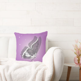 Almofada Delicar Borboleta Em Travesseiro decorativo Lilac 