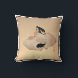 Almofada Delicate Ancient Japanese Print on Pillow<br><div class="desc">A serene rendition of a Japanese painting from long ago. This pillow adds quiet elegance to any room.</div>
