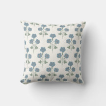 Denim Empoeirado & Floral de Prado de Pêssego