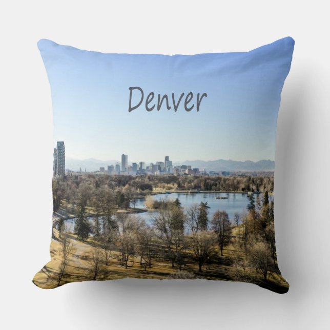 Almofada Denver City e Mountain Colorado (Frente)
